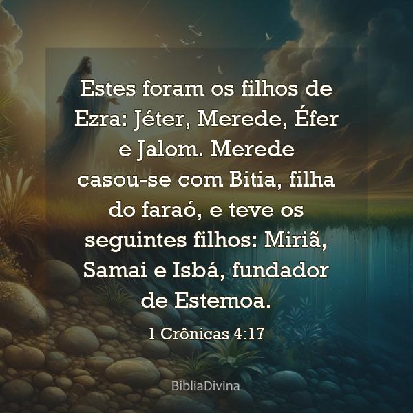 1 Crônicas 4:17