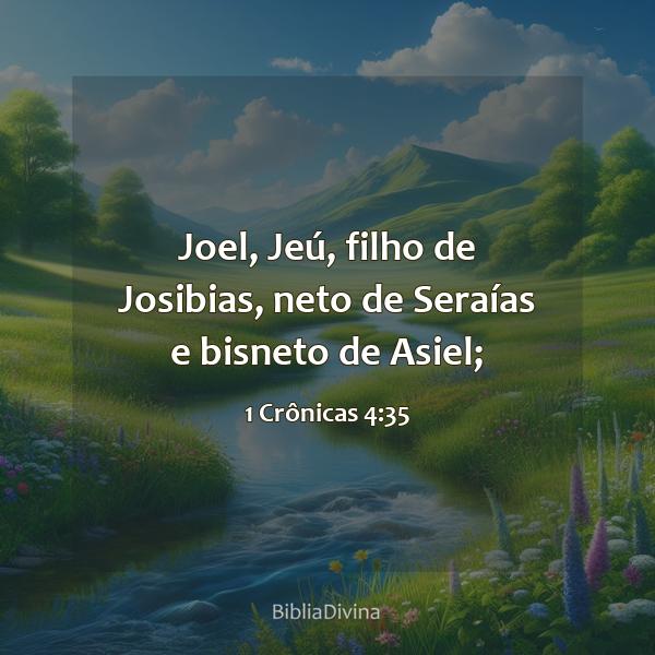 1 Crônicas 4:35