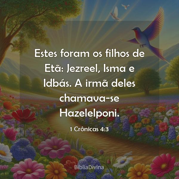 1 Crônicas 4:3