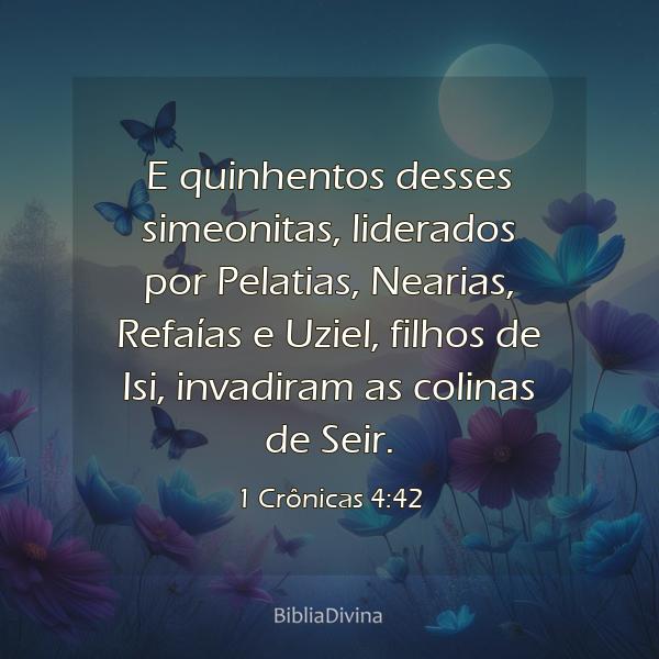 1 Crônicas 4:42