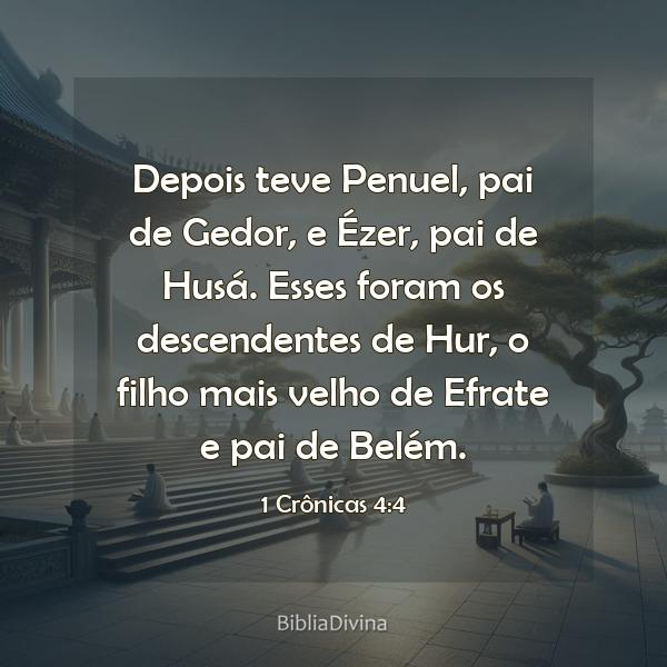 1 Crônicas 4:4