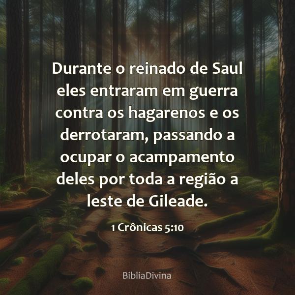 1 Crônicas 5:10