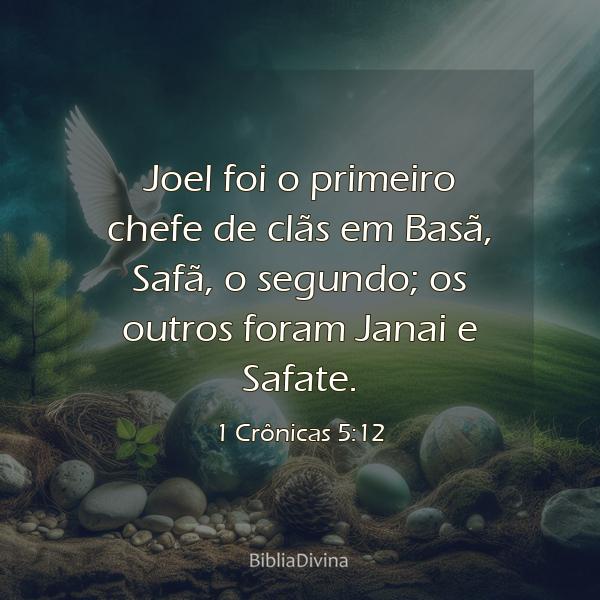 1 Crônicas 5:12