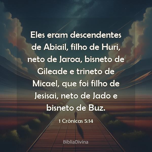 1 Crônicas 5:14