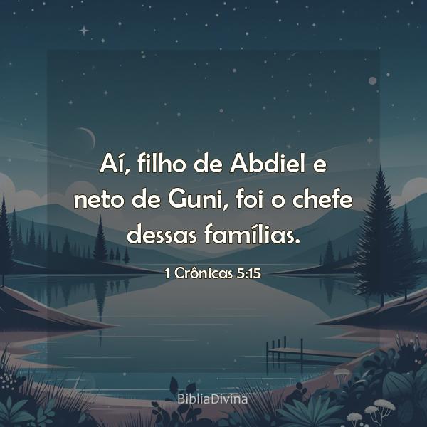 1 Crônicas 5:15