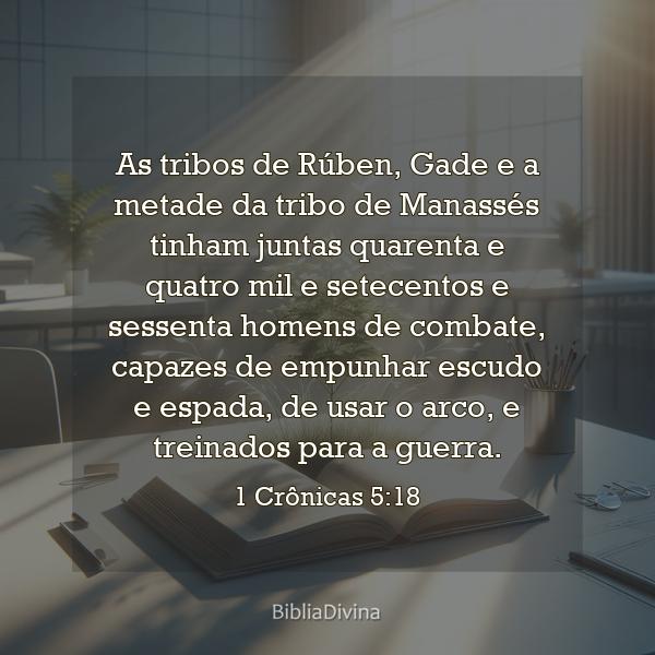 1 Crônicas 5:18