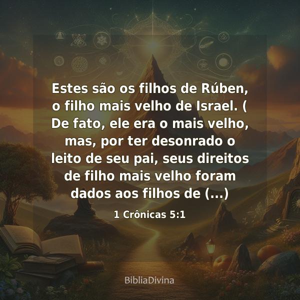 1 Crônicas 5:1