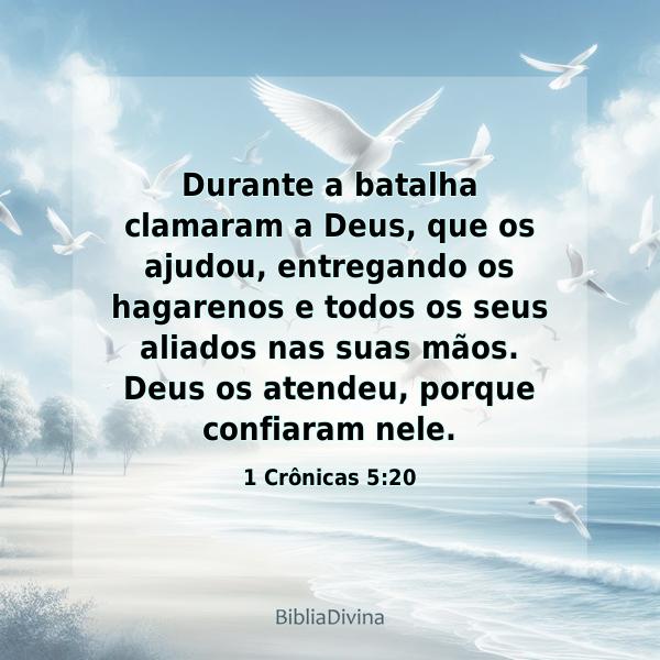 1 Crônicas 5:20