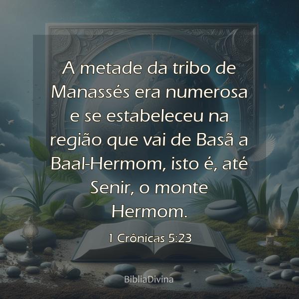 1 Crônicas 5:23