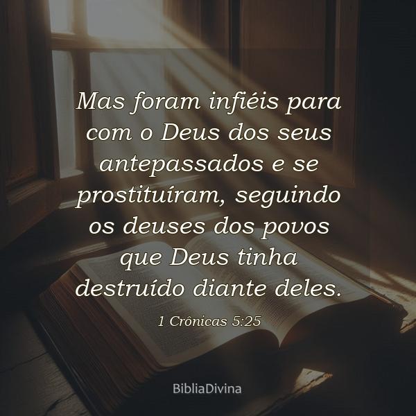 1 Crônicas 5:25