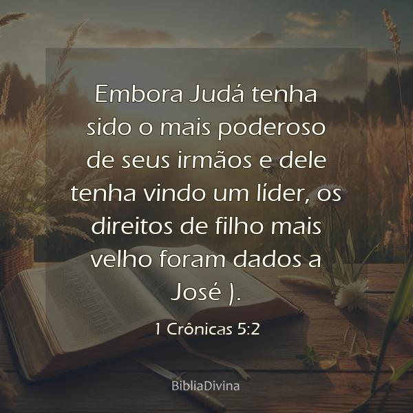 1 Crônicas 5:2