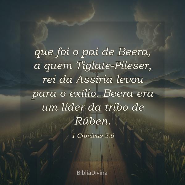 1 Crônicas 5:6