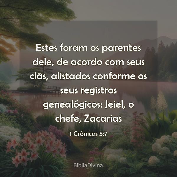 1 Crônicas 5:7