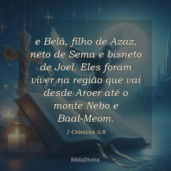 1 Crônicas 5:8