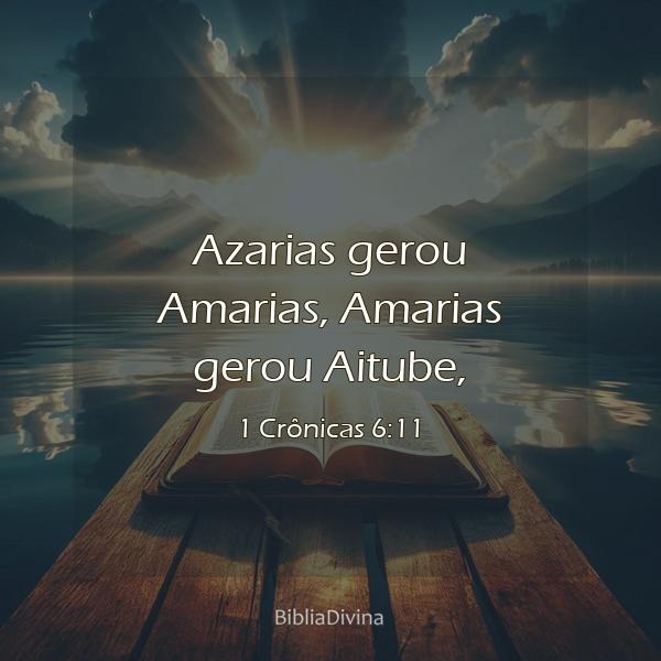 1 Crônicas 6:11