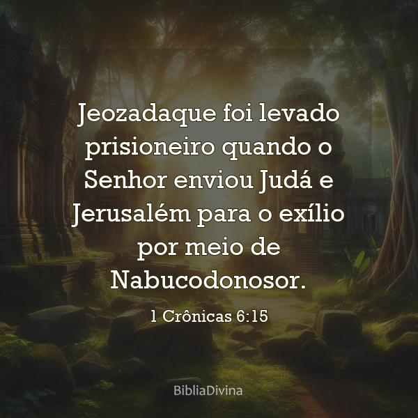 1 Crônicas 6:15