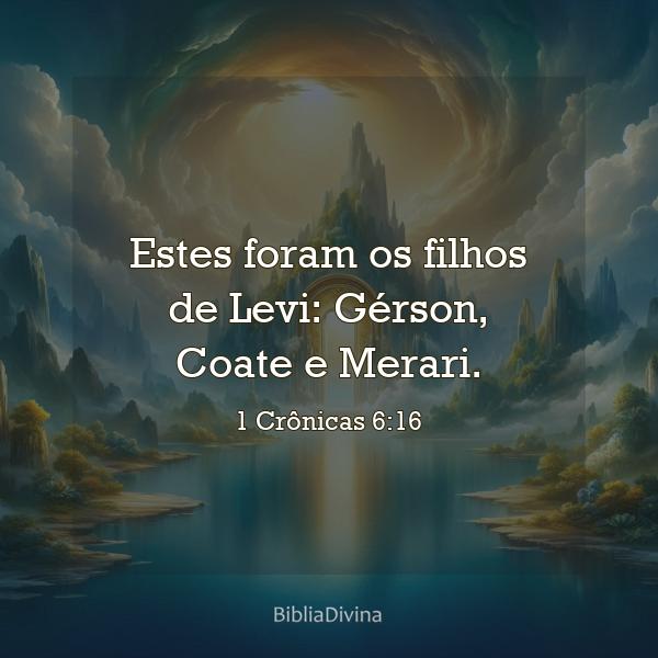 1 Crônicas 6:16