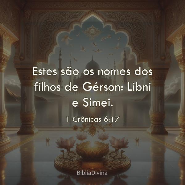 1 Crônicas 6:17