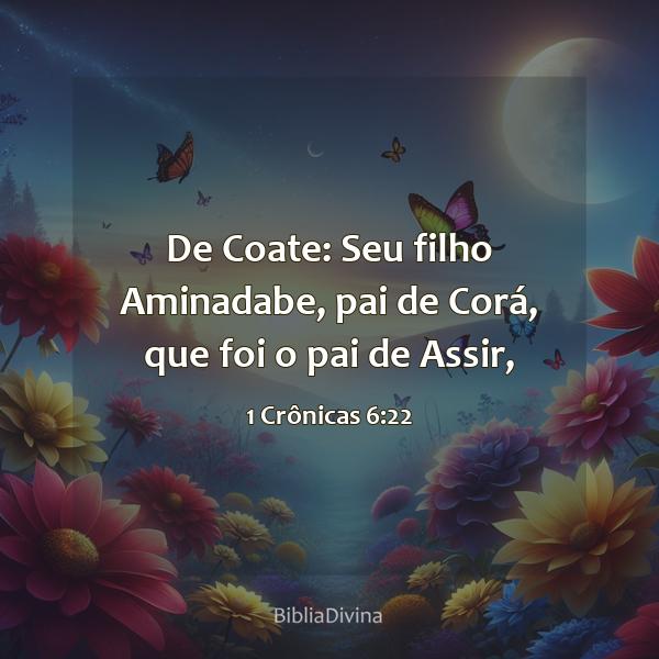 1 Crônicas 6:22