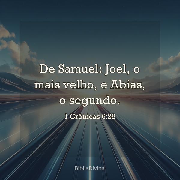 1 Crônicas 6:28