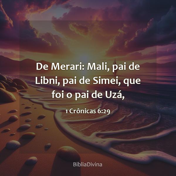 1 Crônicas 6:29