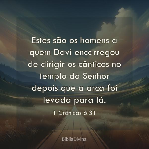 1 Crônicas 6:31