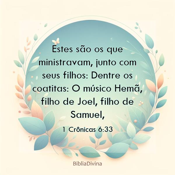 1 Crônicas 6:33