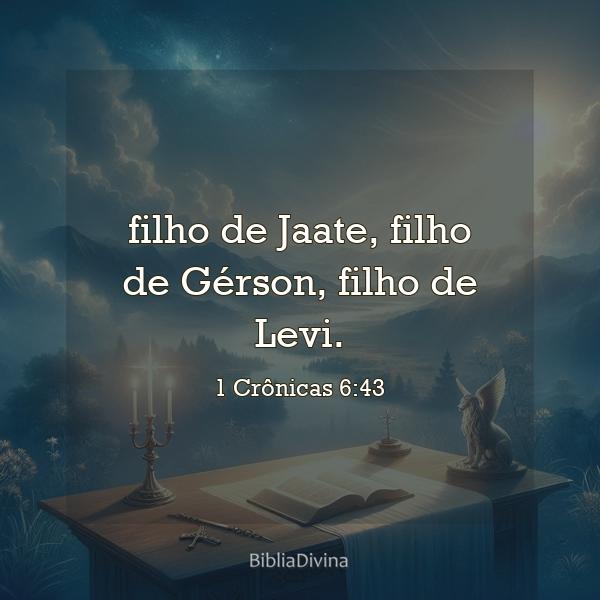 1 Crônicas 6:43