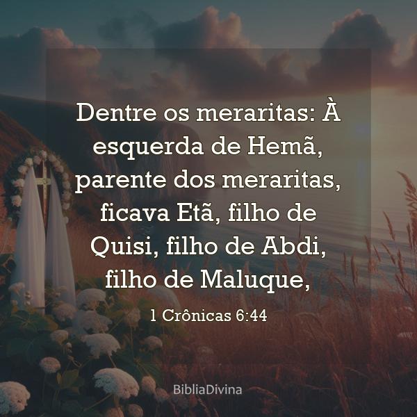 1 Crônicas 6:44