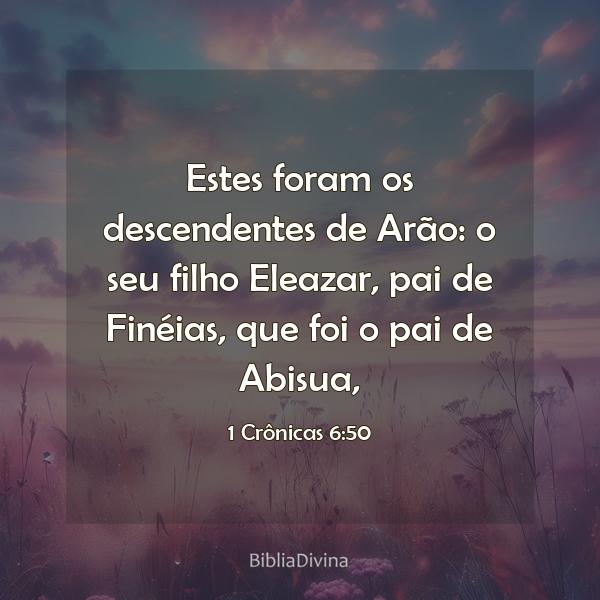 1 Crônicas 6:50