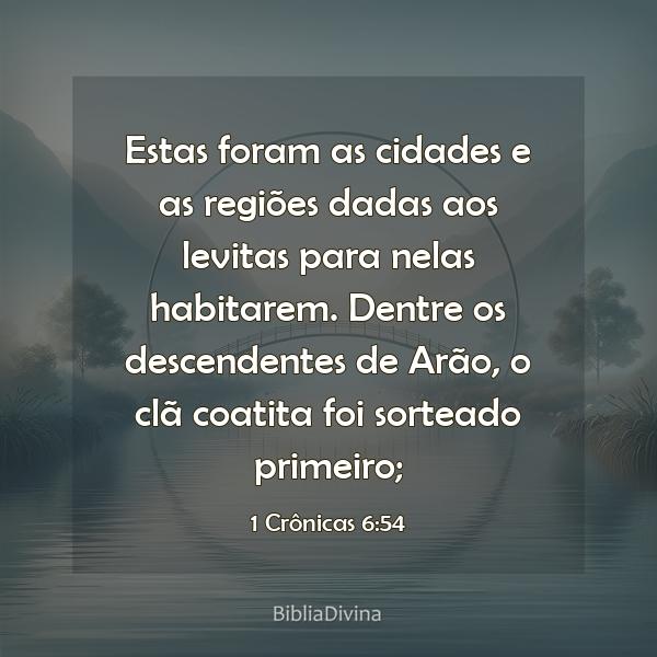 1 Crônicas 6:54