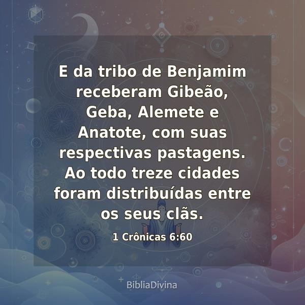 1 Crônicas 6:60