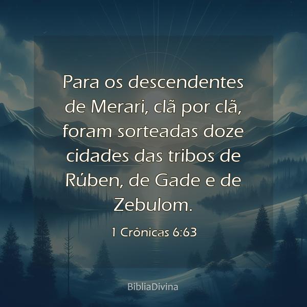 1 Crônicas 6:63