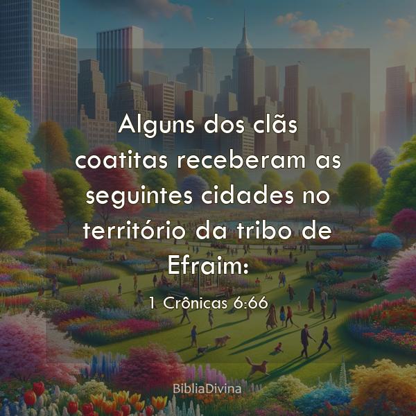 1 Crônicas 6:66