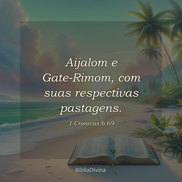 1 Crônicas 6:69