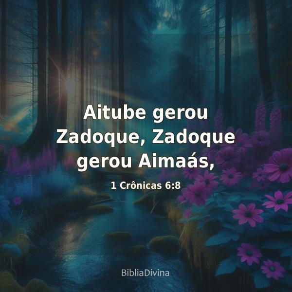 1 Crônicas 6:8