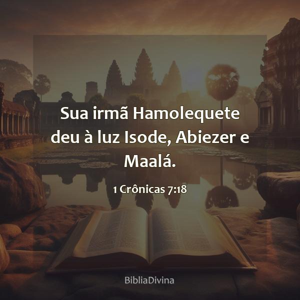 1 Crônicas 7:18