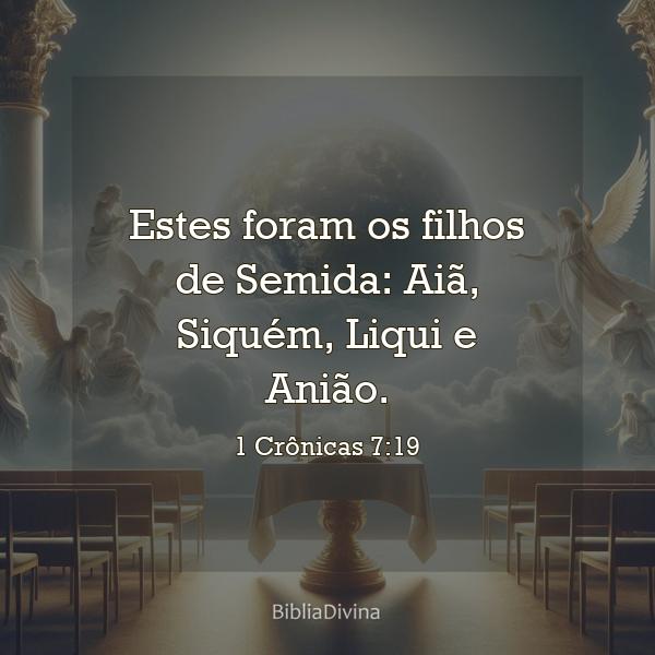 1 Crônicas 7:19