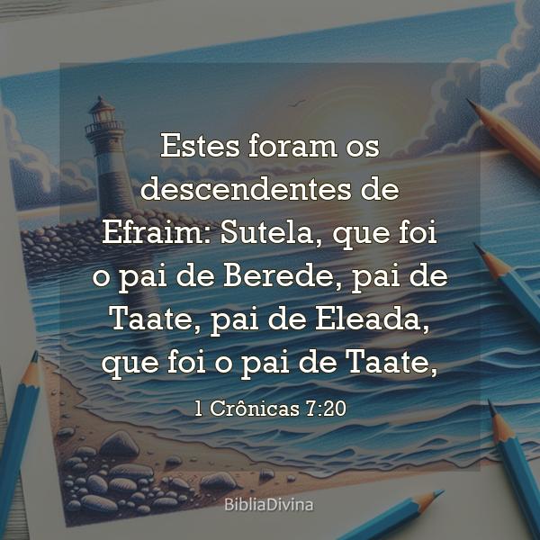 1 Crônicas 7:20