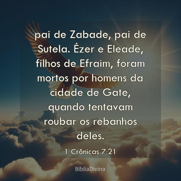 1 Crônicas 7:21