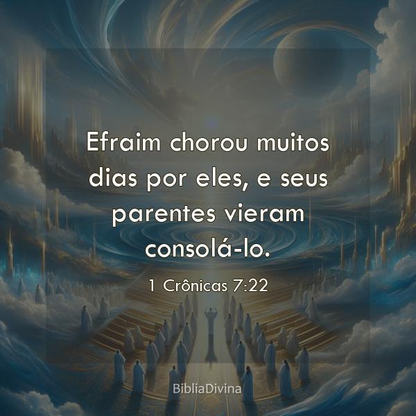 1 Crônicas 7:22