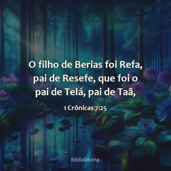 1 Crônicas 7:25