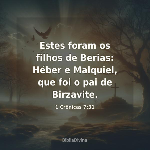 1 Crônicas 7:31