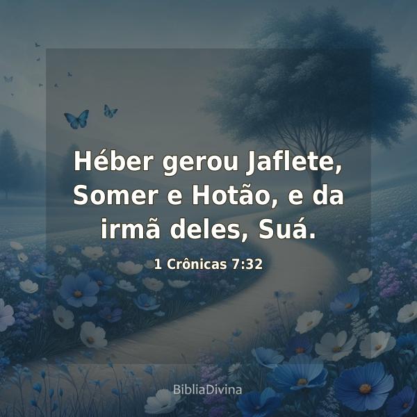 1 Crônicas 7:32