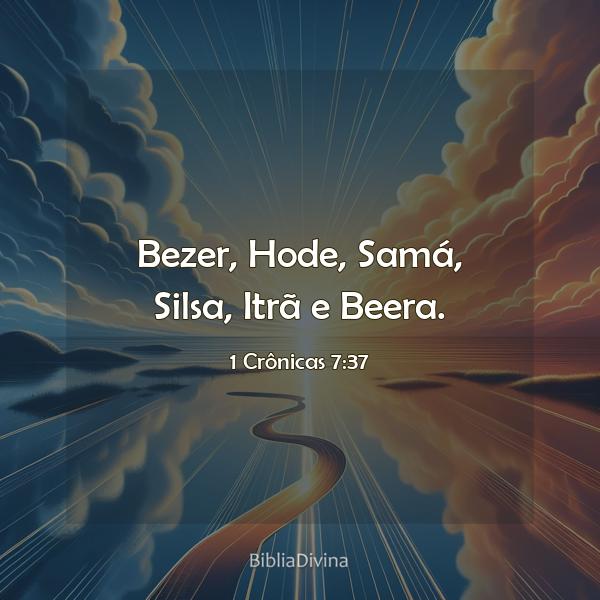 1 Crônicas 7:37