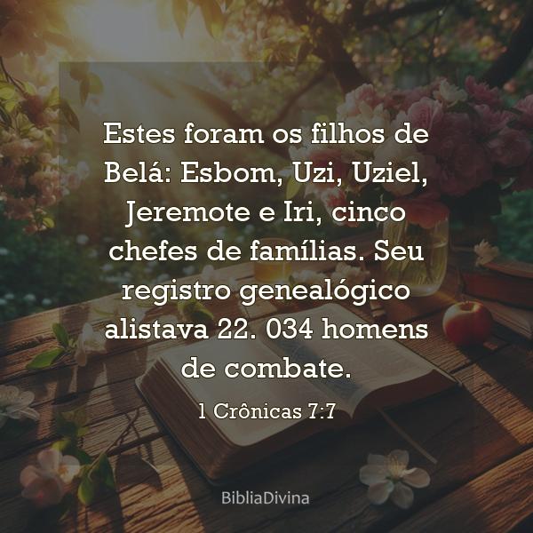 1 Crônicas 7:7