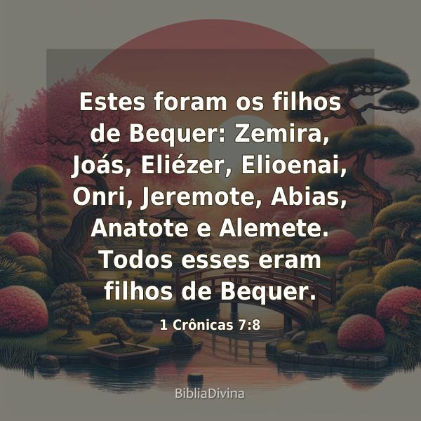 1 Crônicas 7:8