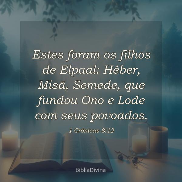 1 Crônicas 8:12