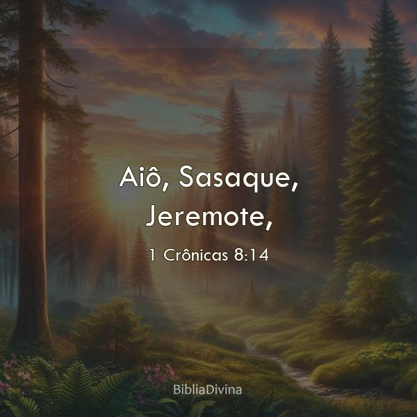 1 Crônicas 8:14