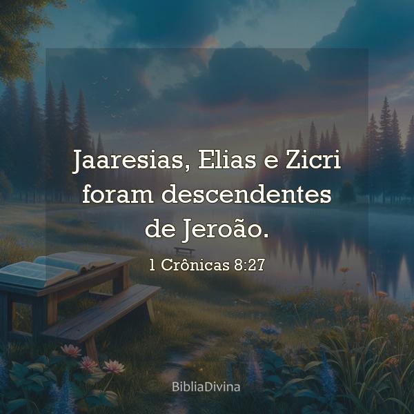 1 Crônicas 8:27